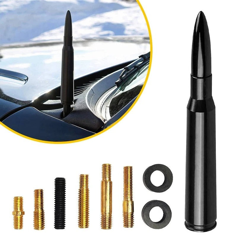 Universal Car Antenna Upgrade with Magnetic Base & Adaptors