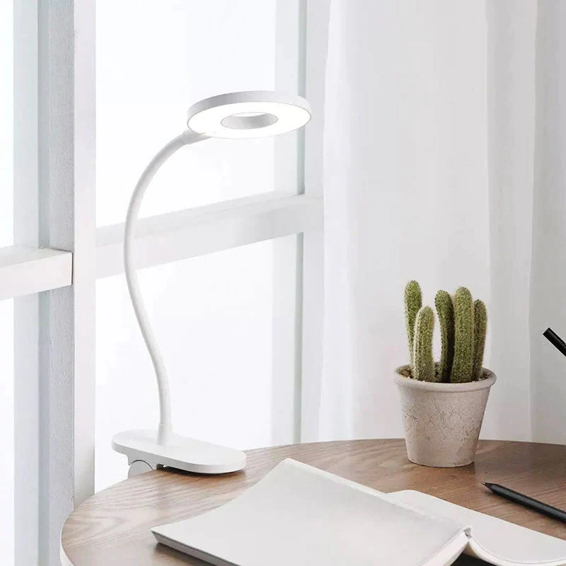 Clip-On Desk Lamp with Wireless Design