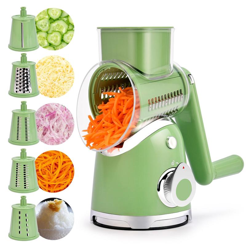 Interchangeable Blade Rotary Grater – Suction Cup Base