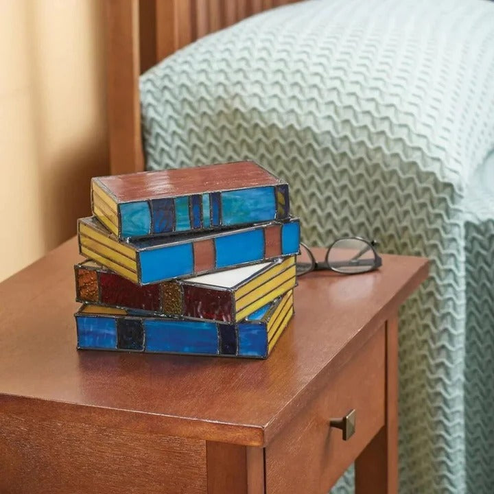 Literary Elegance Book-Inspired Table Lamp