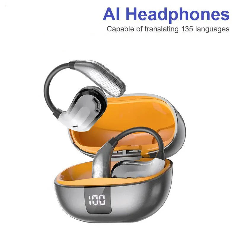 Smart Translation Earbuds with Long-Lasting Battery and App Support