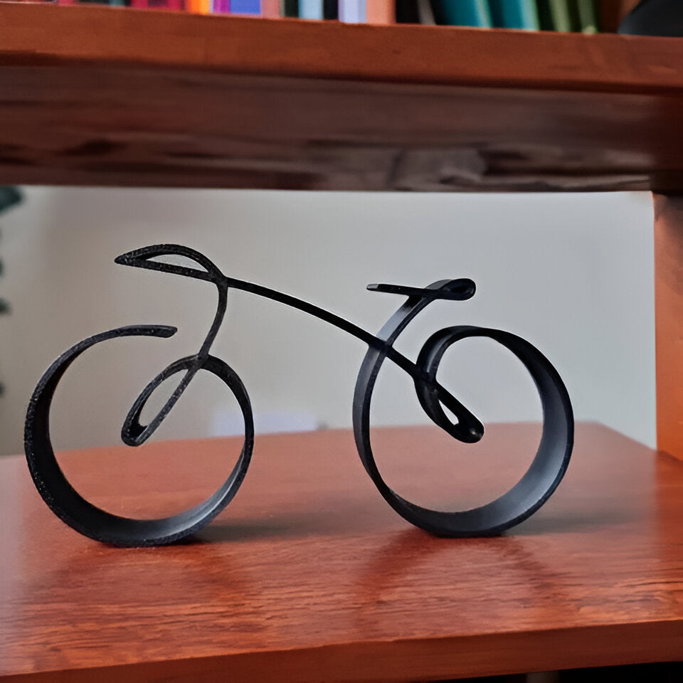 Stylish Metal Bicycle Art for Your Desk