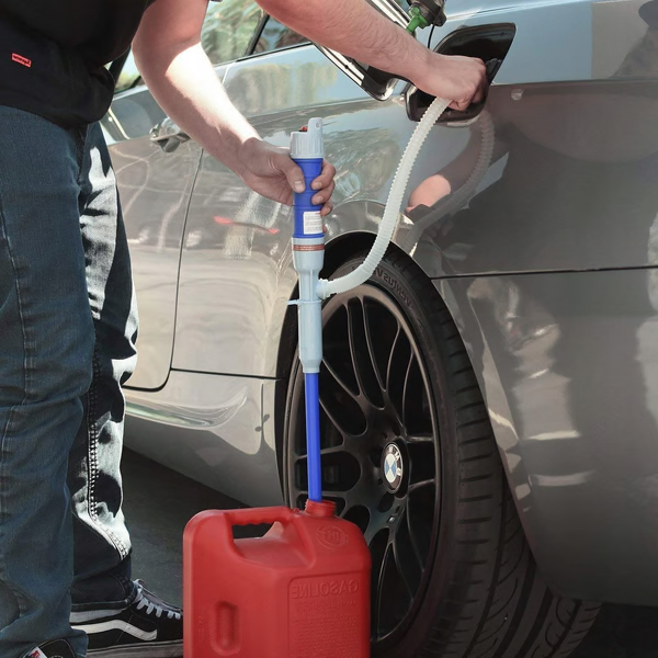 Battery-Operated Liquid Transfer Pump & Siphon for Gas, Diesel, Water