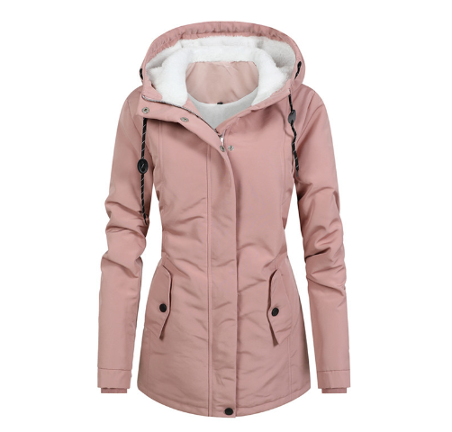 EliteShield Women's Waterproof Hooded Winter Jacket