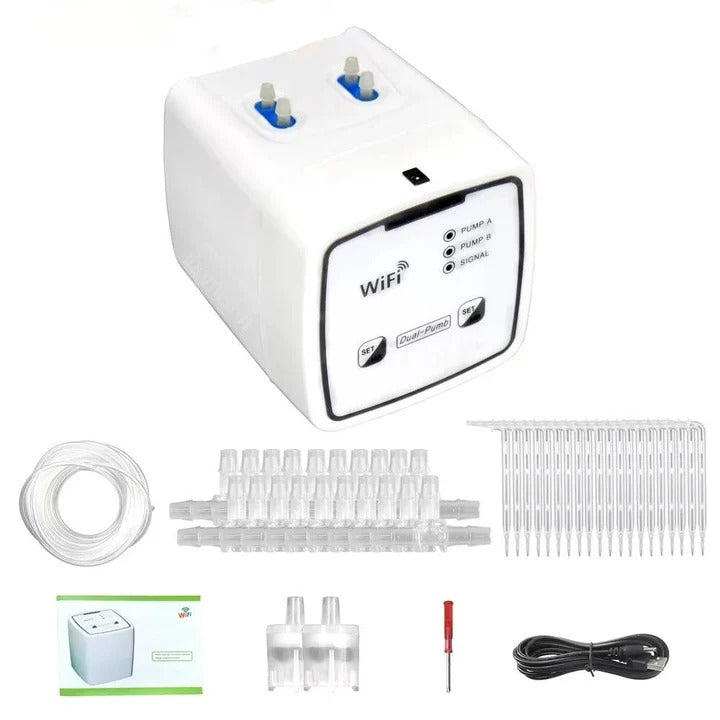 Smart Irrigation System with 20 Drip Nozzles for Plants