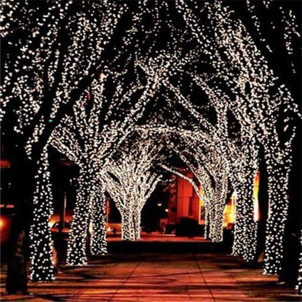 100 LED Solar Fairy Lights - 17-Meter String Lights