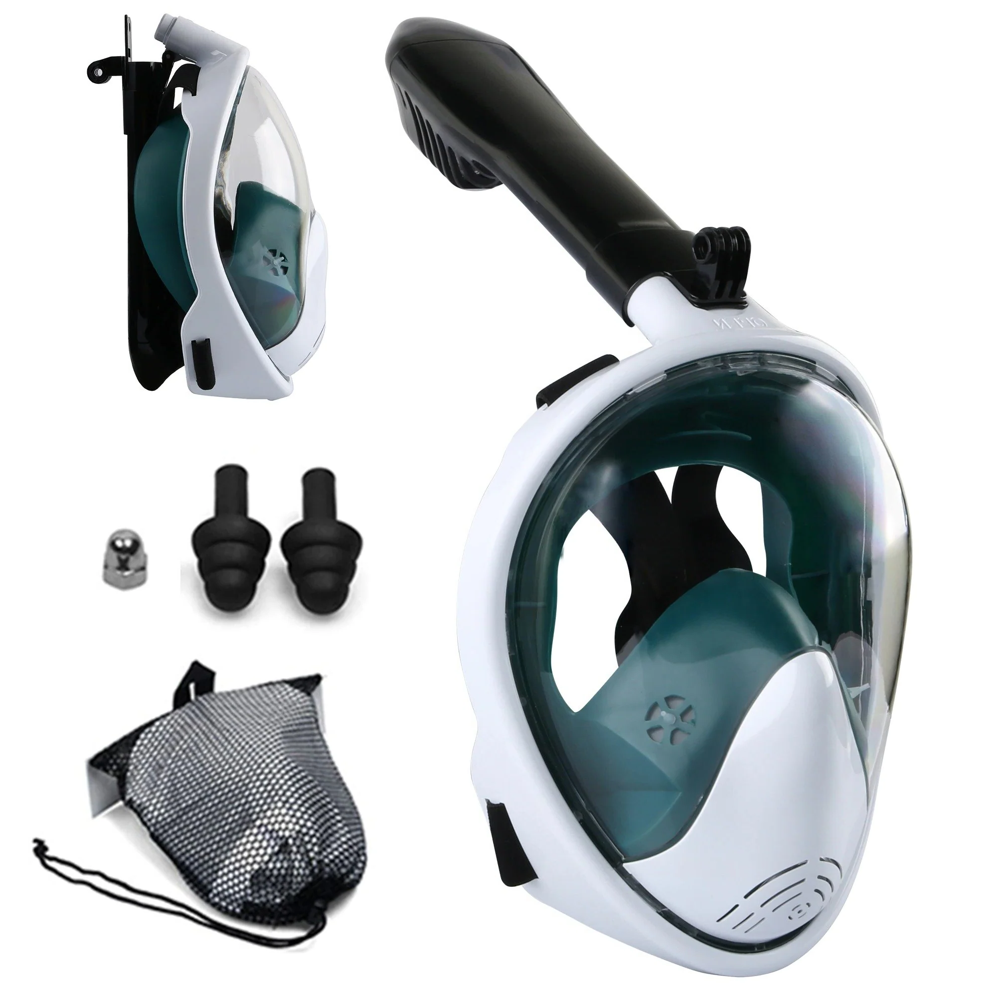 Premium 180° Full Face Snorkeling Mask with Dry Snorkel