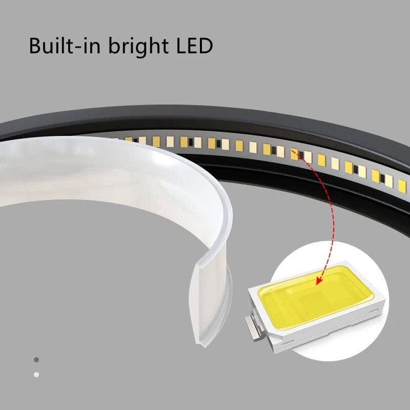 LunaSphere LED Ring Light with Customizable Brightness