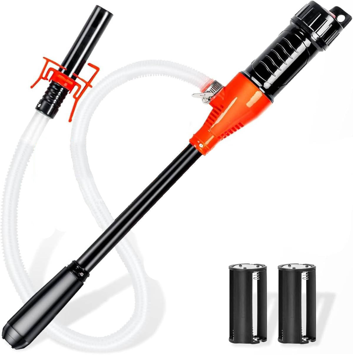 Electric Siphon Pump for Portable Transfer of Gas, Fuel, Diesel, Water