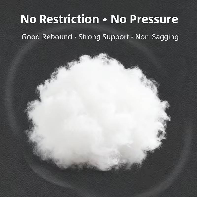 Plush Supportive Bed Pillows for Comfortable Sleep, Set of 2