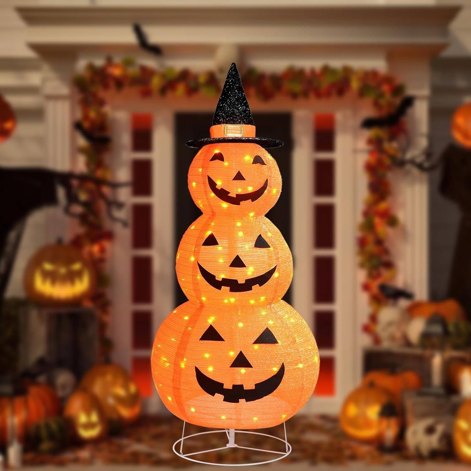 Outdoor Decorations for Halloween Pumpkins