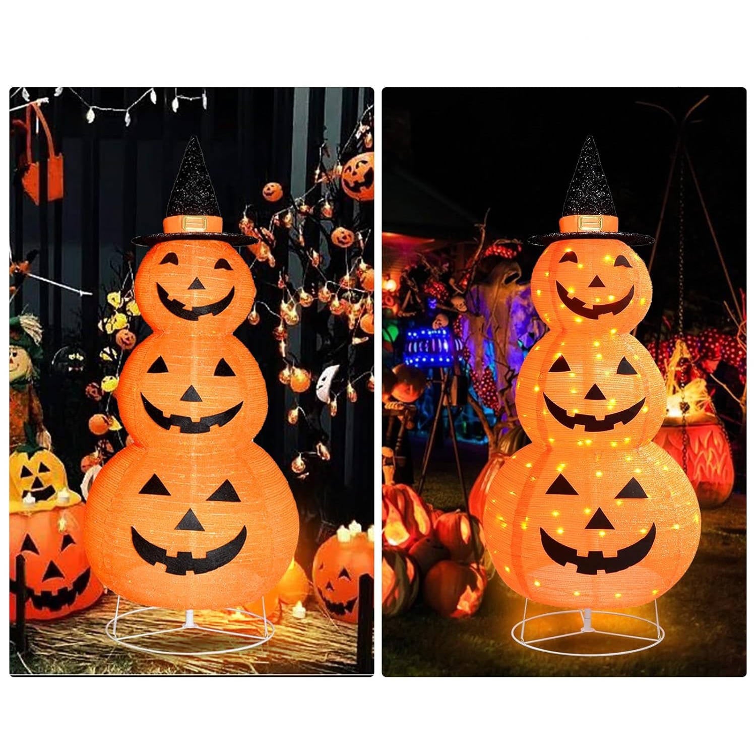 Outdoor Decorations for Halloween Pumpkins