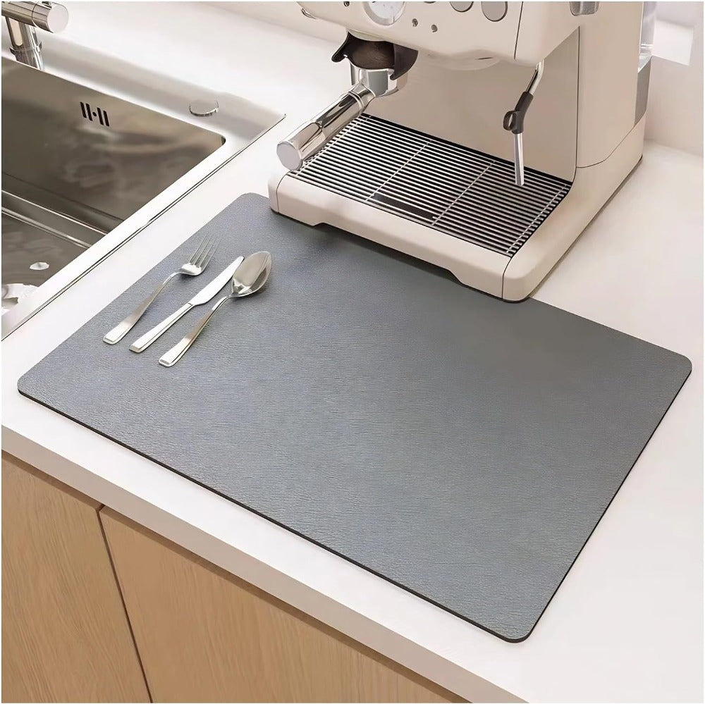 Ultra-Dry Kitchen Dish Mat for Effortless Drying