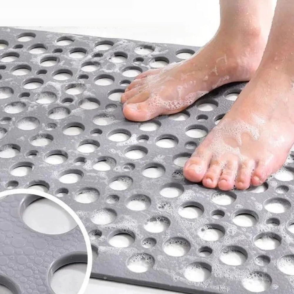SecureStep Antimicrobial Non-Slip Shower Mat for Safer Showers