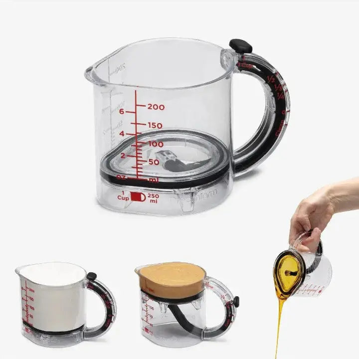 250 ml Transparent Measuring Cup with Measurement Markings