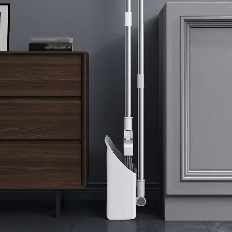Ultimate Cleaning Trio: Broom, Brush, and Dustpan Combo