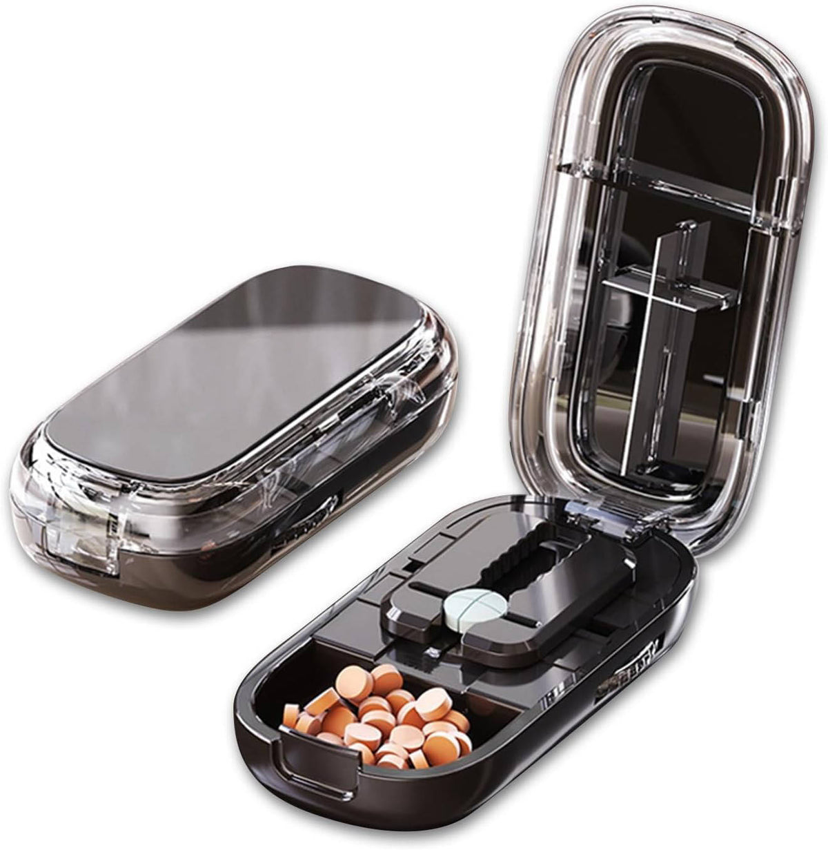 Compact Multi-Use Tablet Splitter for Easy Dosing