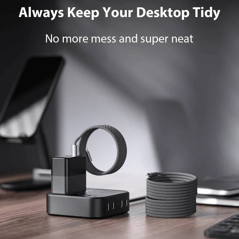 Super Fast Charging Anti-Tangle Magnetic Cable