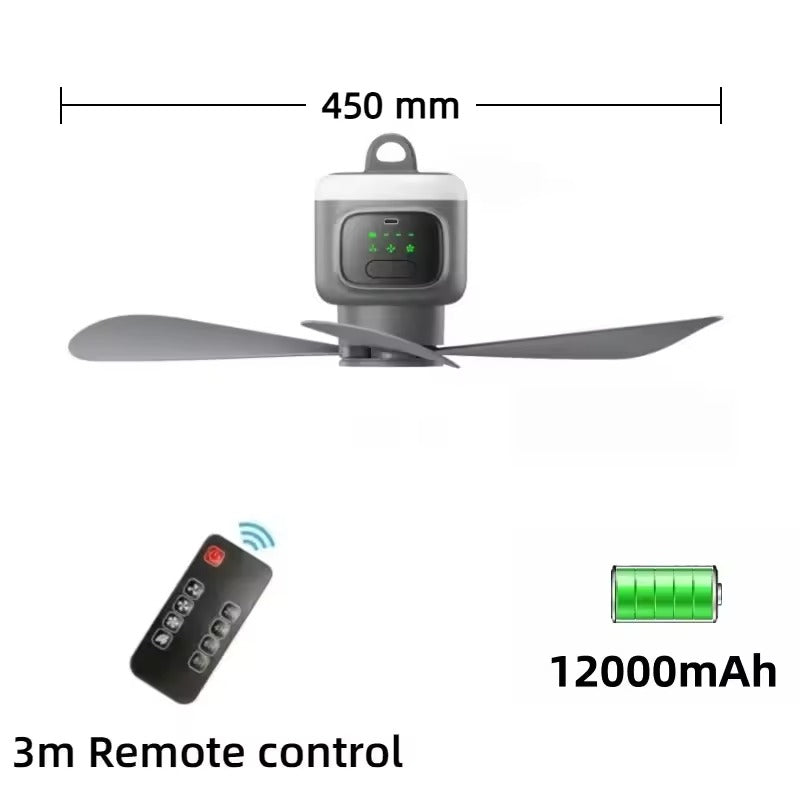Wireless Ceiling Fan for Portable Use
