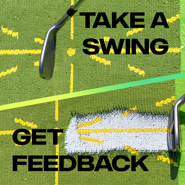 Precision Golf Swing Feedback Training Mat