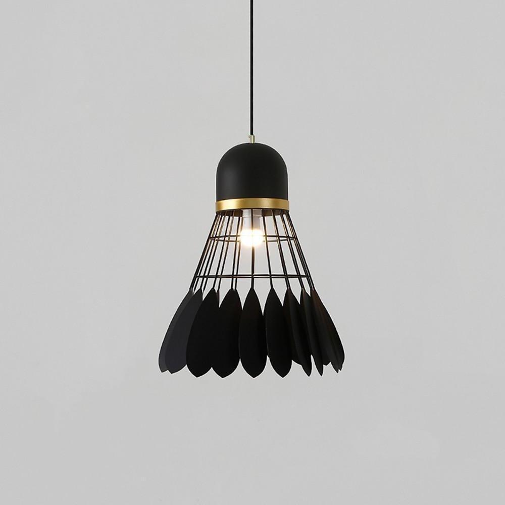 1-Light Mini Geometric Metal Industrial Pendant Lamp for Kitchen Lighting