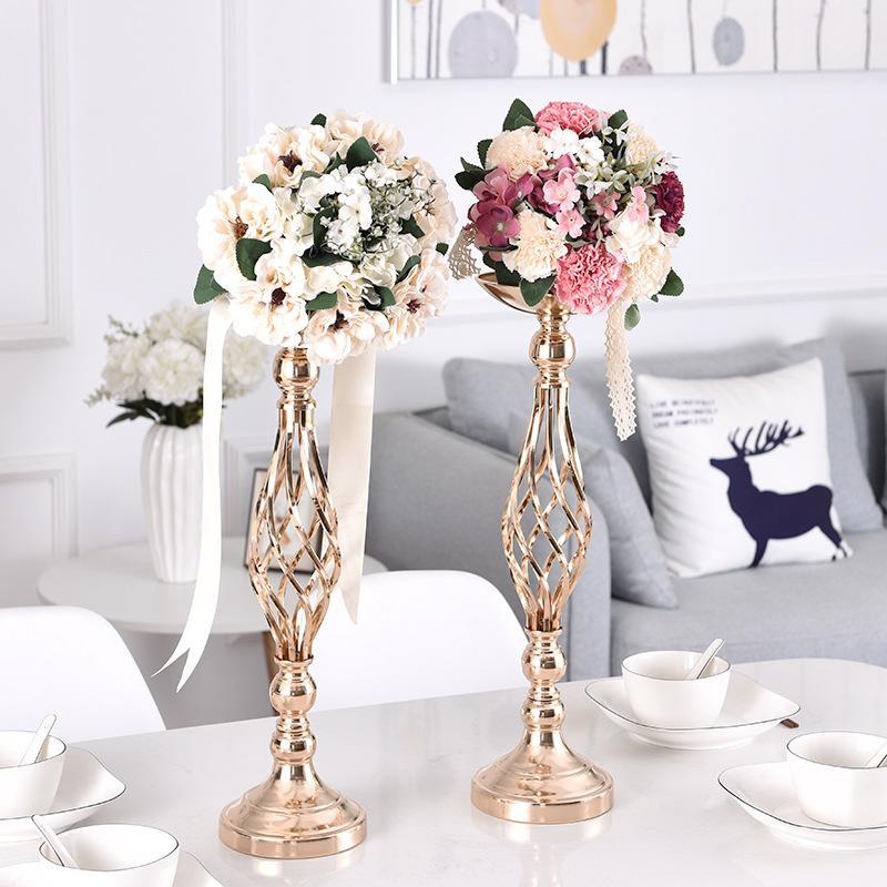 2-Piece Taavita Metal Candle Holder Stand Table Centerpiece Pillar Candlestick