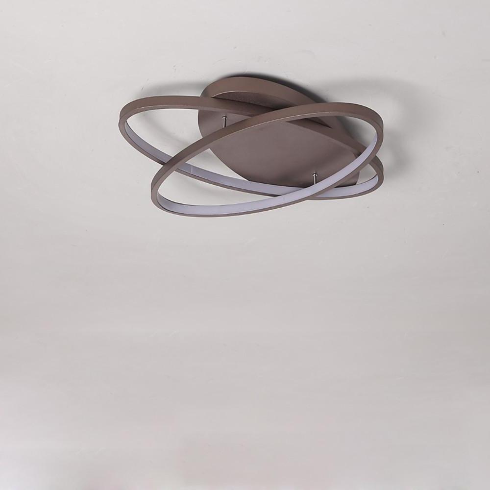 2-Light LED Contemporary Flush Mount Ceiling Light for Bedroom by Taavita