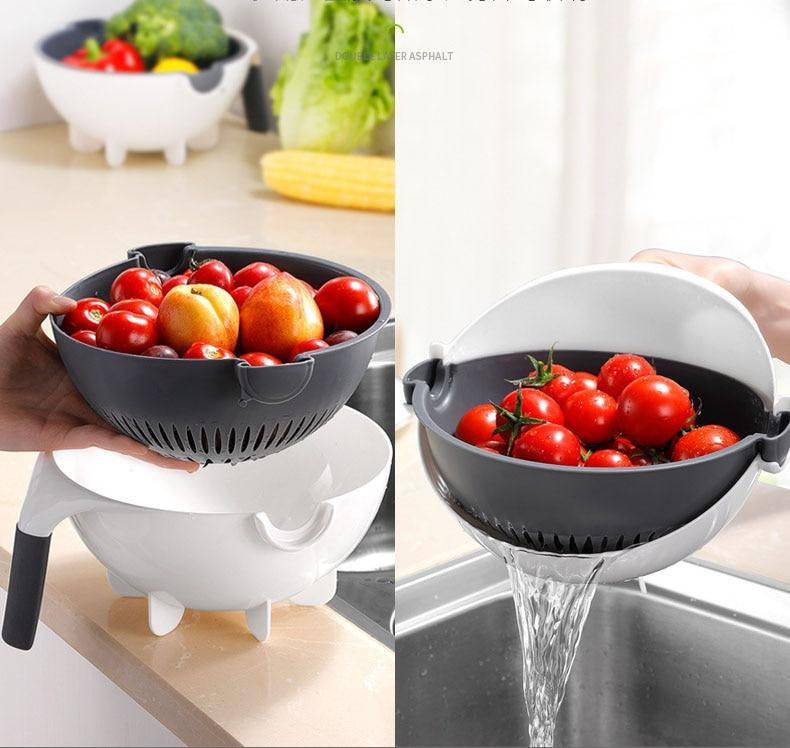 Multi-Function Vegetable Slicer and Chopper - 7 Tools in 1