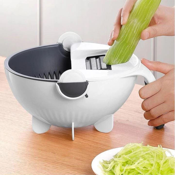 Multi-Function Vegetable Slicer and Chopper - 7 Tools in 1
