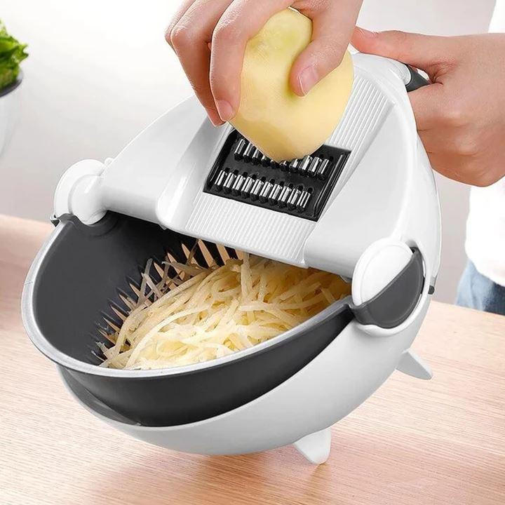 Multi-Function Vegetable Slicer and Chopper - 7 Tools in 1