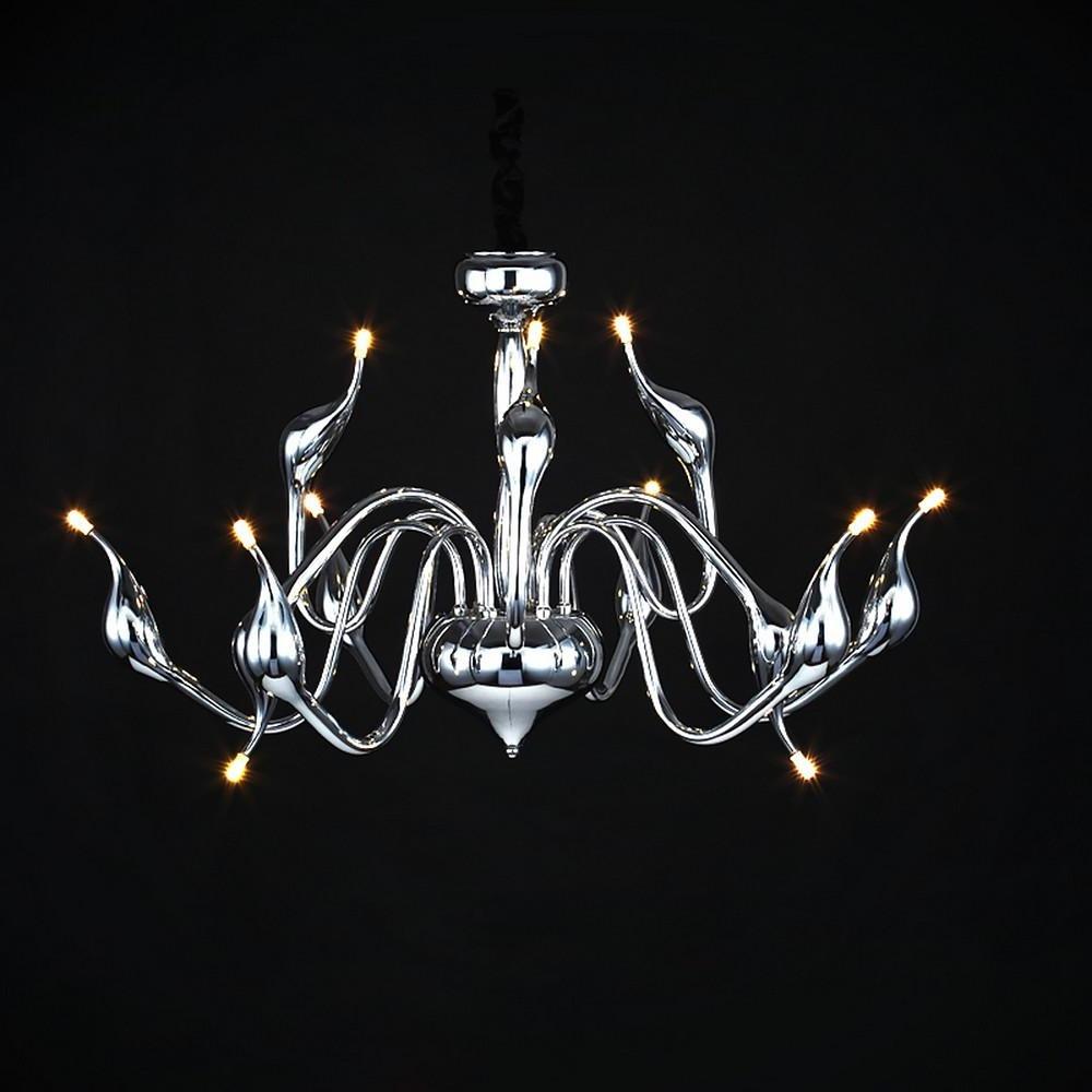 24'' Modern Iron Chandelier with Taavita Finish