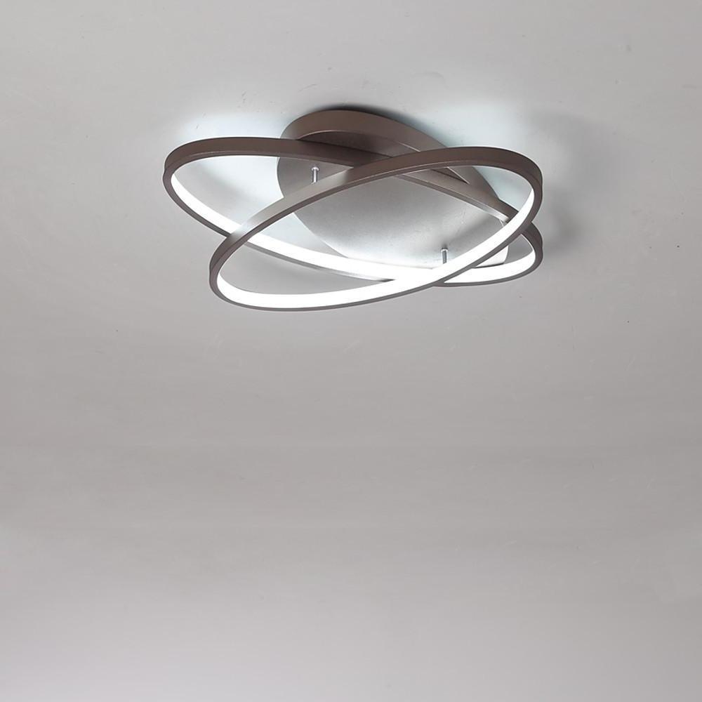 21'' LED 2-Light Flush Mount Lights LED Contemporary Aluminum PVC Linear Ceiling Lights-dazuma