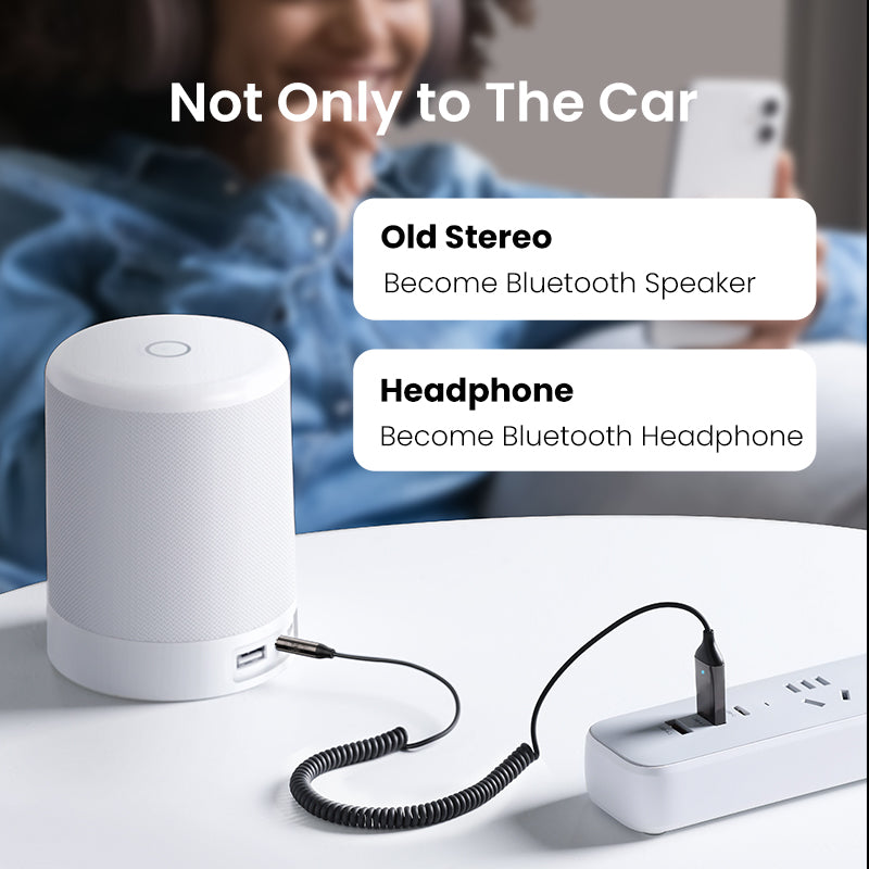 Auxiliary Bluetooth Adapter for Wireless Audio Streaming