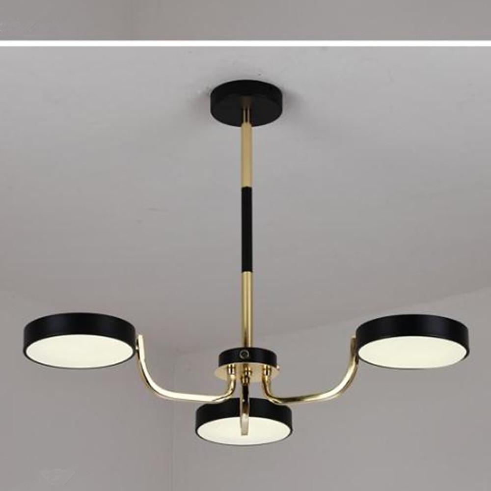 3-Light Circular LED Modern Kitchen Pendant Chandeliers Lighting