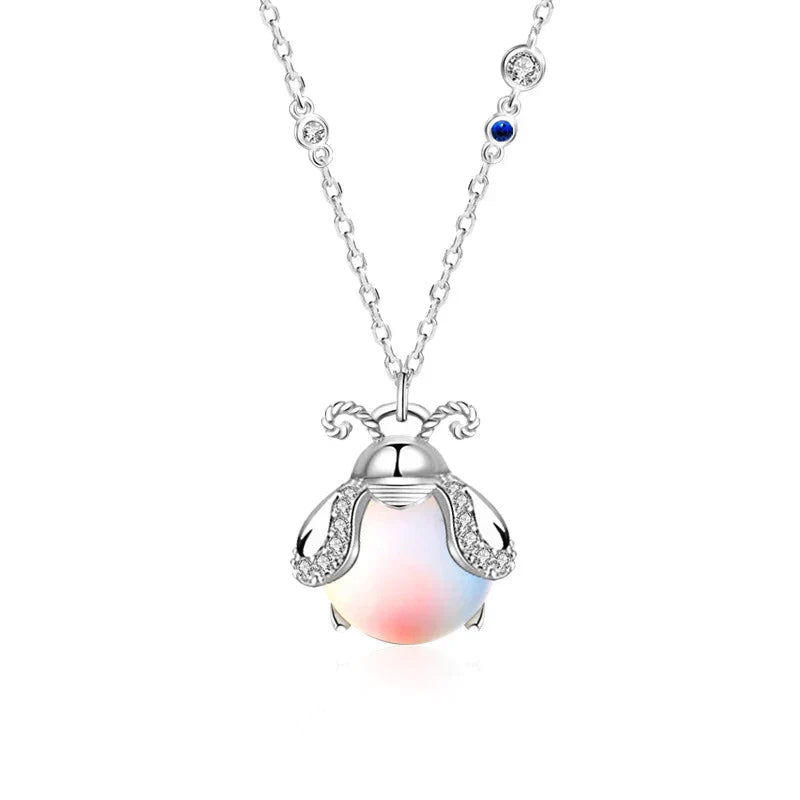 Celestial Glow Pendant Necklace in Sterling Silver