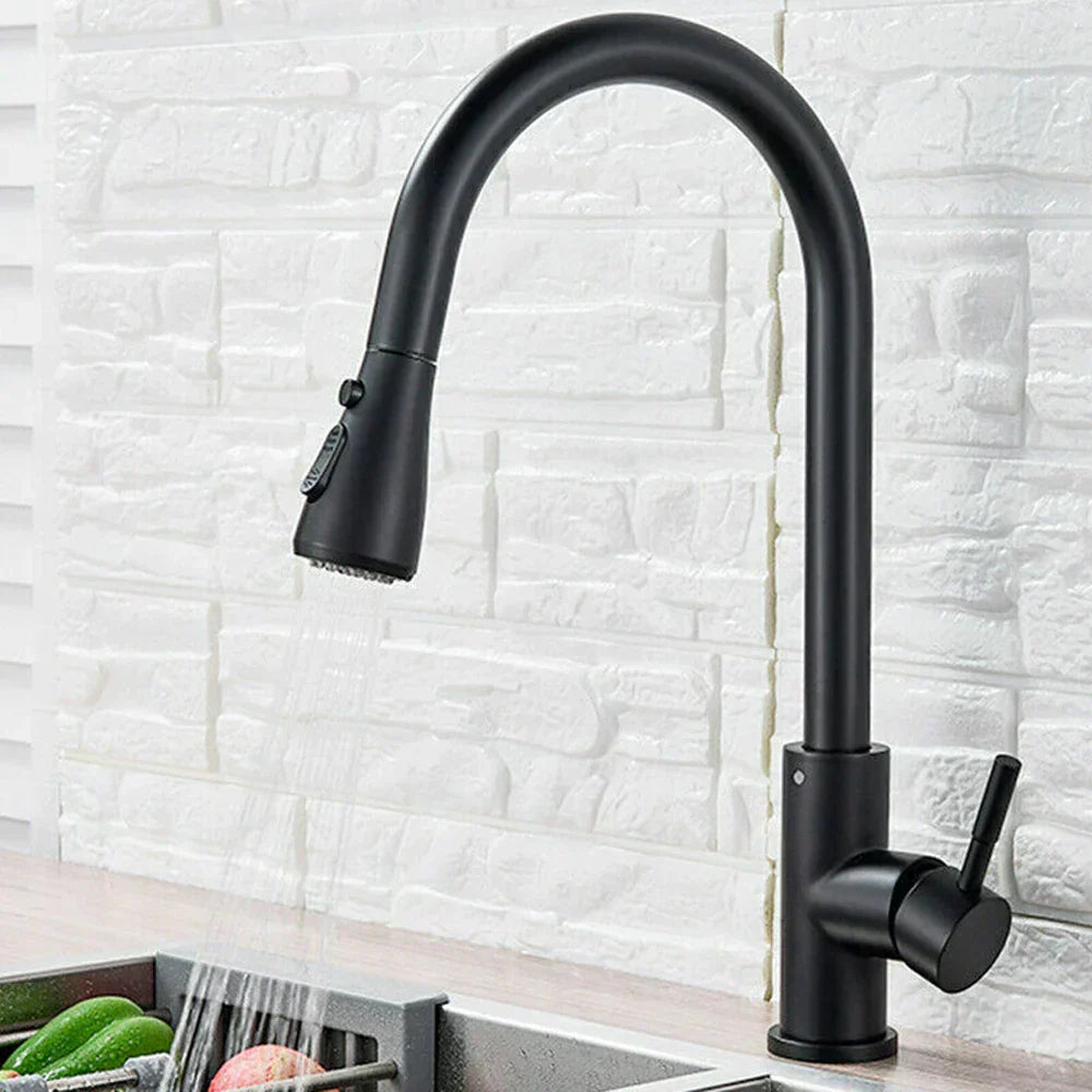 Versatile Pull-Down Kitchen Faucet with Easy Control