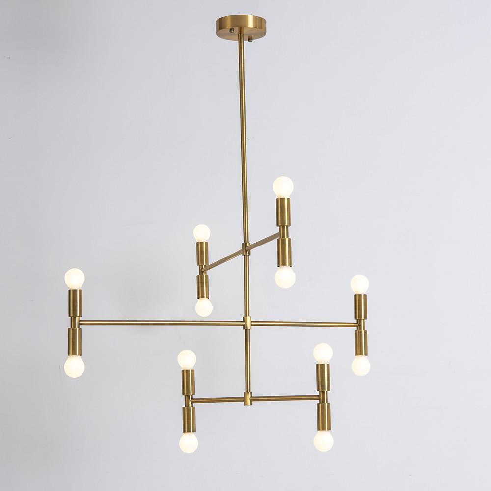 12 Bulbs Adjustable Modern Pendant Lights - LED Taavita Metal Design