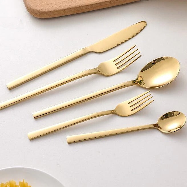 Salvenis — Stainless Steel Cutlery Set with Sleek Comfortable Design