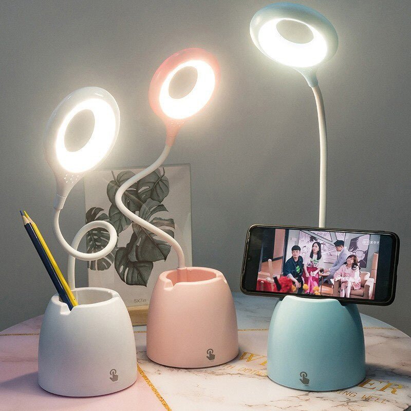 Taavita – Multifunctional Kids Table Lamp with Plant and Phone Holder