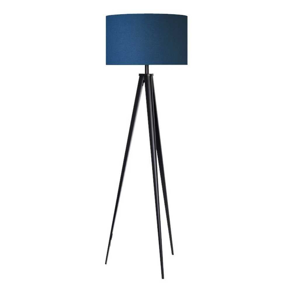 Taavita floor lamp in petrol blue | Taavita Tri with three black legs