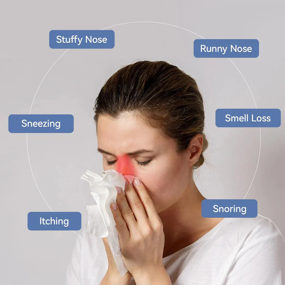 Smart Nasal Relief Device for Natural Allergy and Sinus Comfort