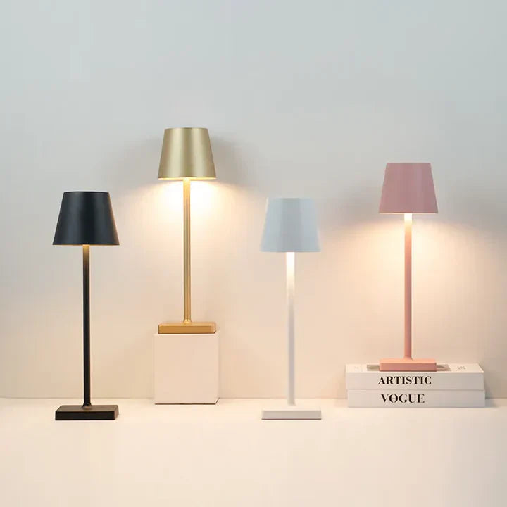 Touch-Dimming Cordless LED Desk Light – Creates a Serene Ambience
