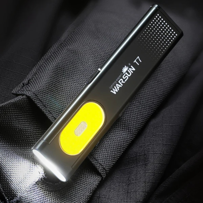 Magnetic Keychain Flashlight with LED Light