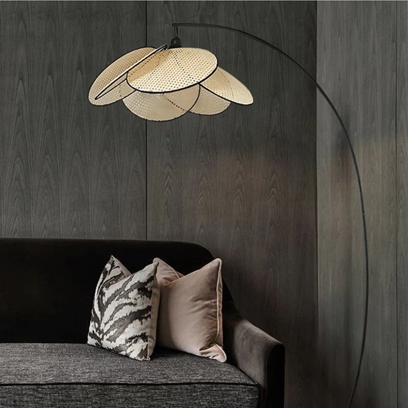 Taavita Rattan Floor Lamp