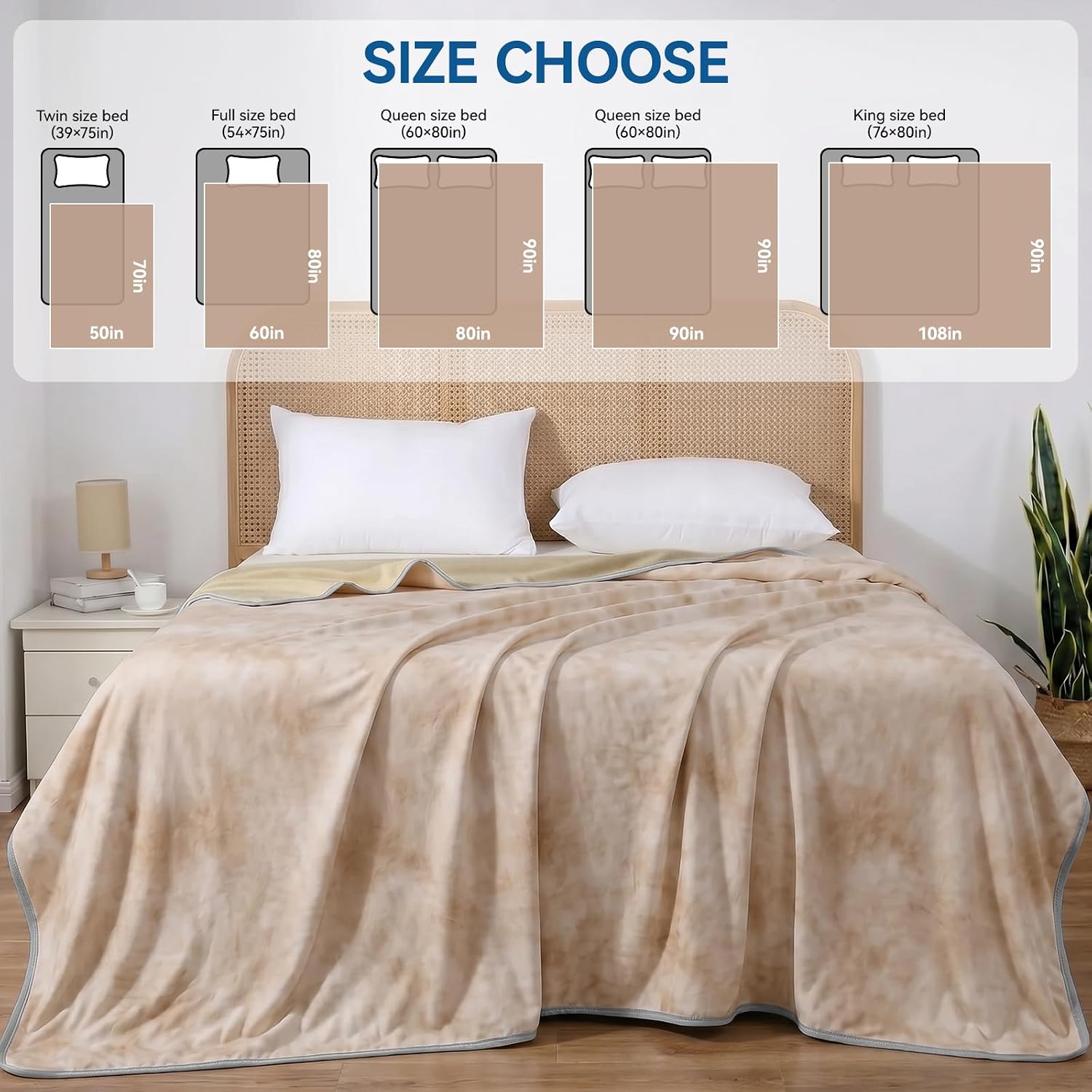 Cooling Throw Blanket for Hot Sleepers – Lightweight Summer Comfort