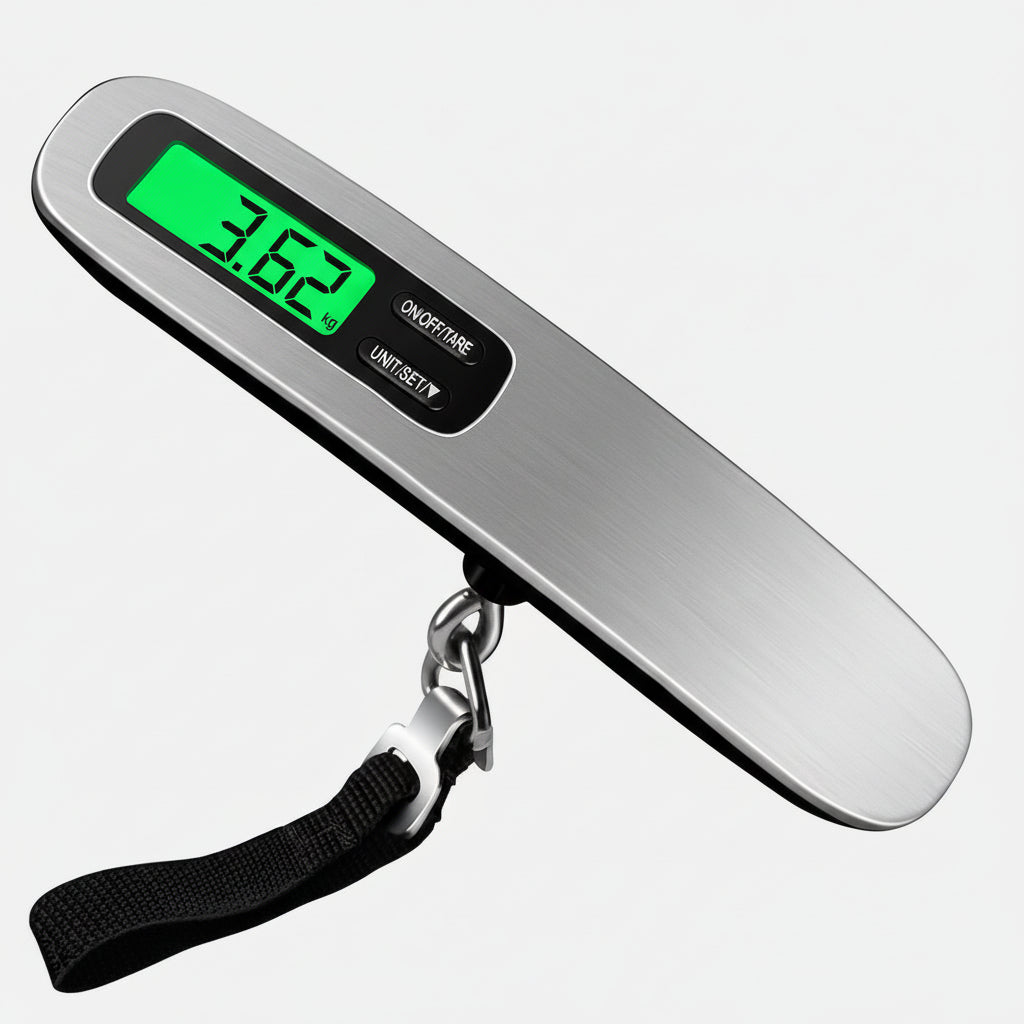 Compact Digital Baggage Weight Checker for Travelers