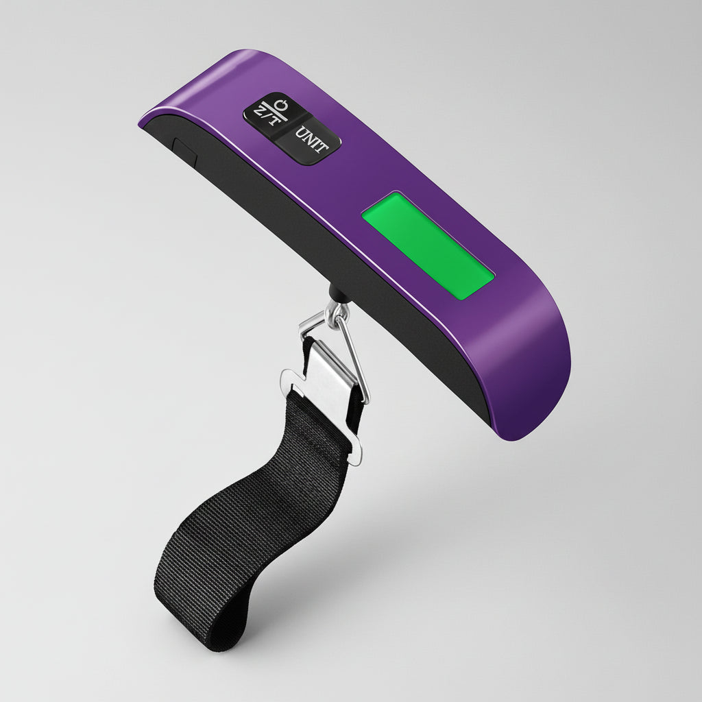 Compact Digital Baggage Weight Checker for Travelers