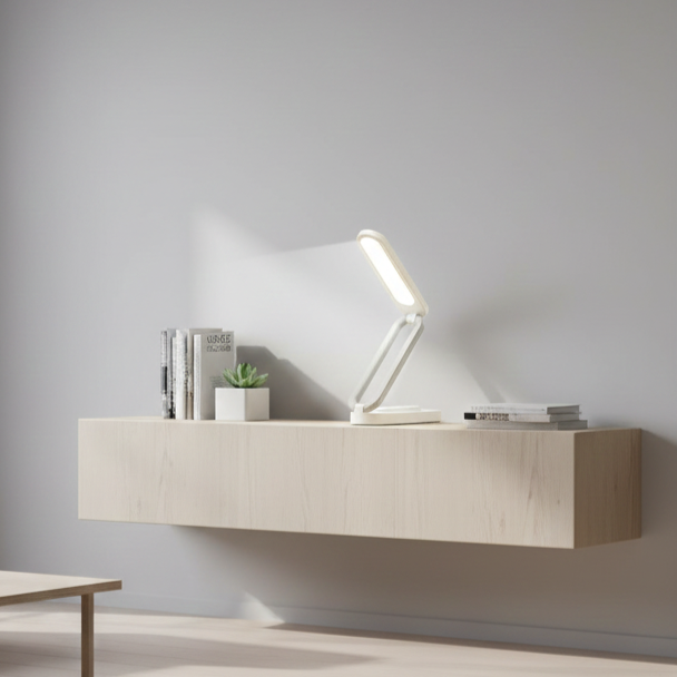 Rechargeable Compact Desk Lamp with Flexible Neck