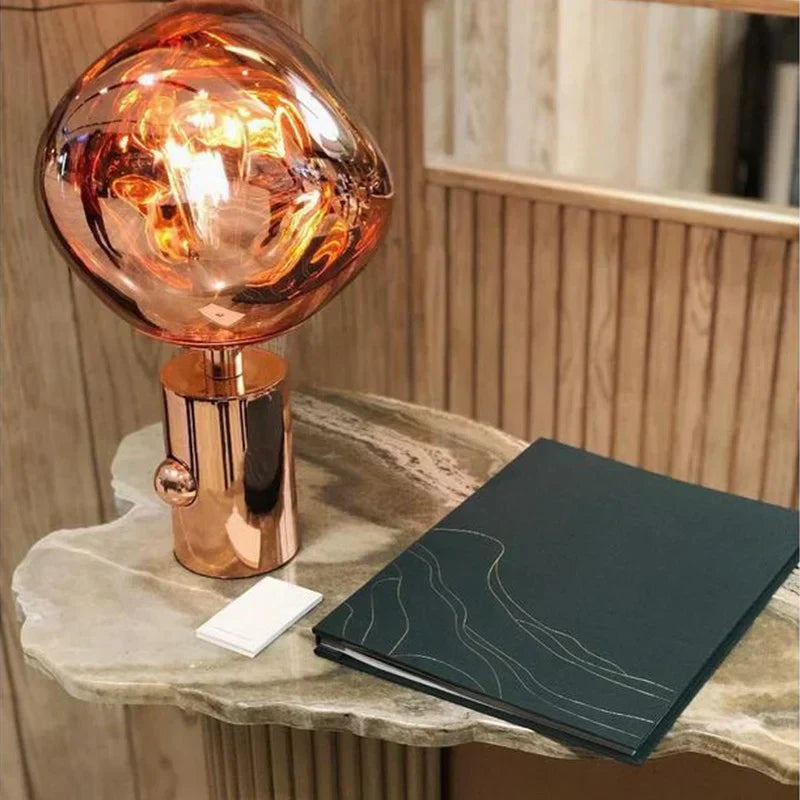 Sculpted Glow Table Lamp – Unique Ambient Lighting Design