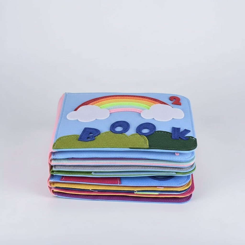 Engaging Felt Activity Book for Toddler Skill Development